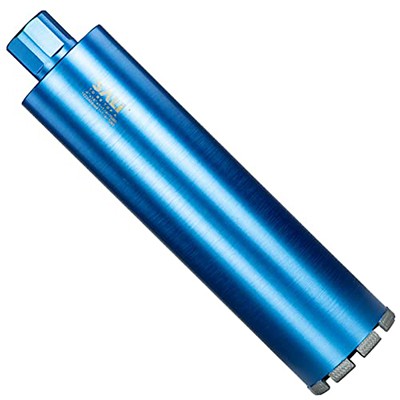 SALI Natte diamantboorkronen 4"/102mm diameter kernboor, 15"/380mm boordiepte beton kernboor, 1-1/4-7" draad kernboor Turbo lasergelaste segmenten voor uitgehard beton met wapening, baksteen, blok, metselwerk, steen